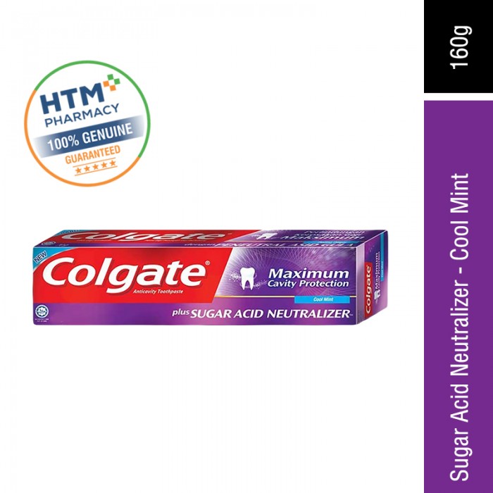 COLGATE SUGAR ACID NEUTRALISER 160G - COOL MINT