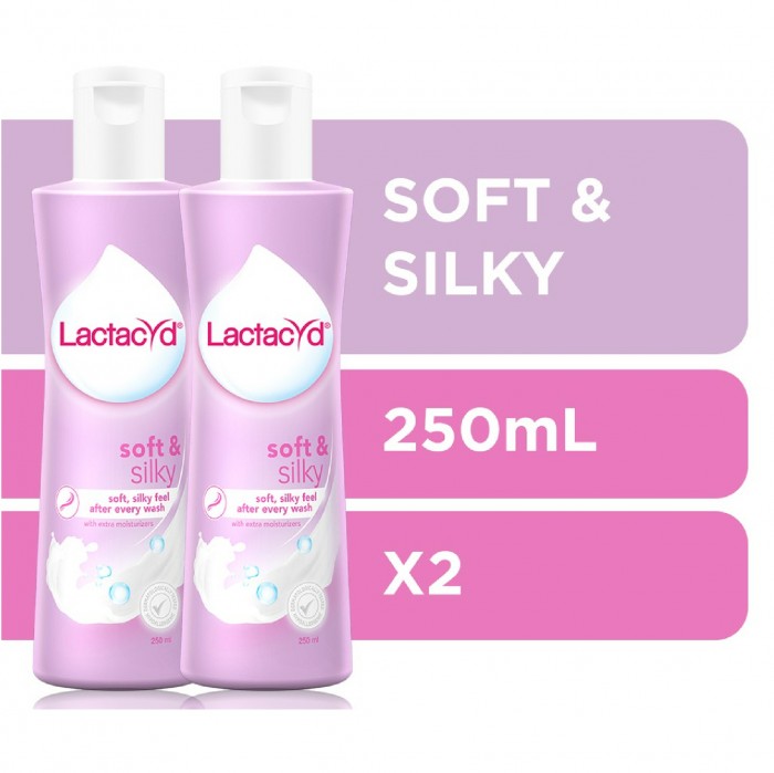 Lactacyd Feminine Hygiene 250ml x 2 - Soft & Silky