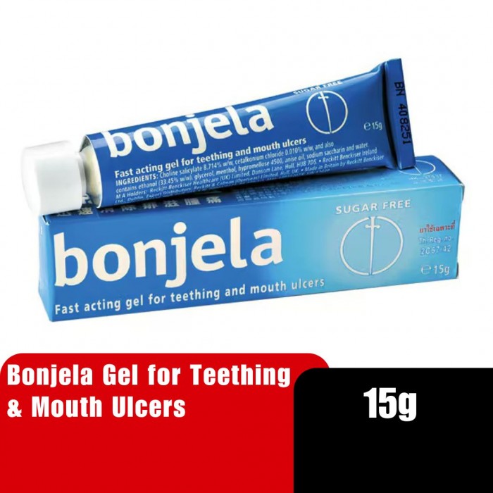 Bonjela Fast Acting Gel 15g - For Teething and Mouth Ulcers