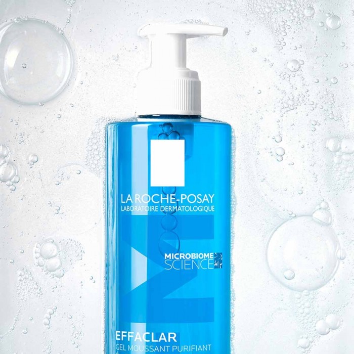 LA ROCHE POSAY Effaclar Purifying Foaming Gel Cleanser 400ml - Facial Cleanser For Oily Acne Prone & Sensitive Skin