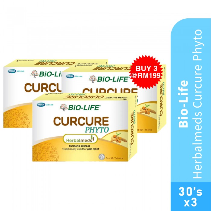 Bio-Life Herbalmeds Curcure Phyto 30'S