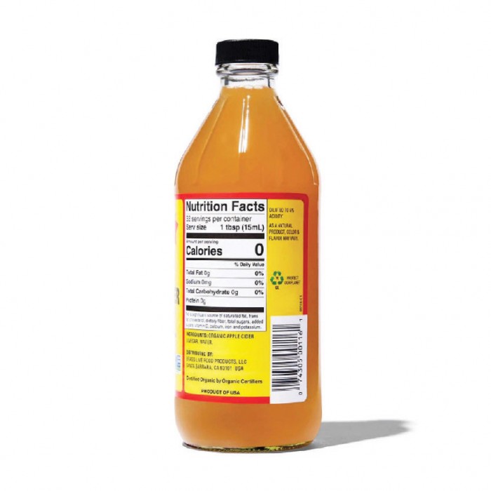 BRAGG Organic Apple Cider Vinegar 946ml - Cuka Epal Organik Halal For Weight Loss 有机 蘋果醋