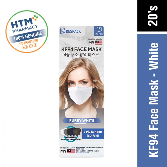 Respack KF94 Face Mask 20's - White