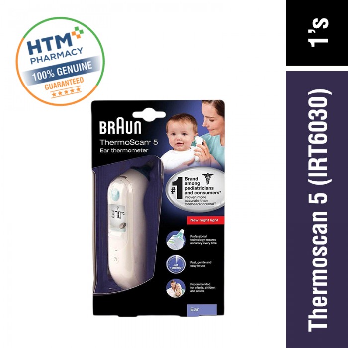 BRAUN THERMOSCAN  5 Thermometer (IRT 6030)