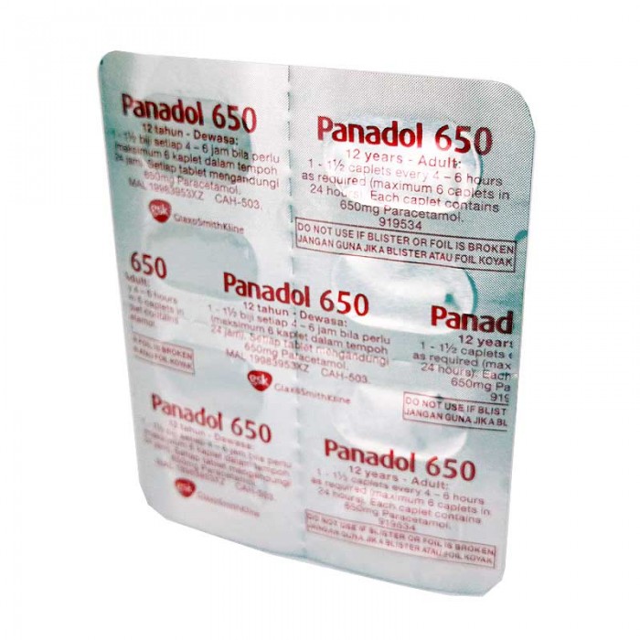 Panadol 650mg 8's