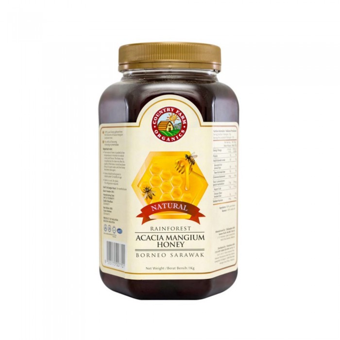 Country Farm Certified Organic Rainforest Acacia Honey 1KG
