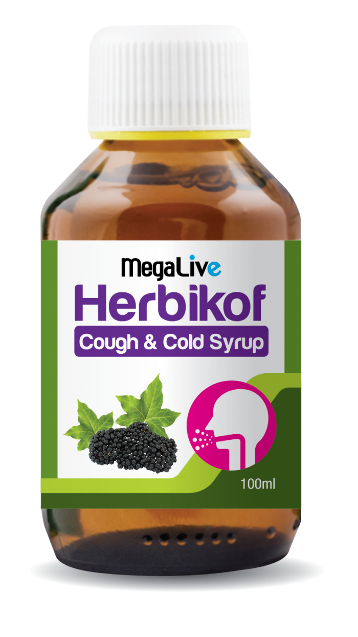 Megalive Herbikof Cough & Cold Syrup 100ml