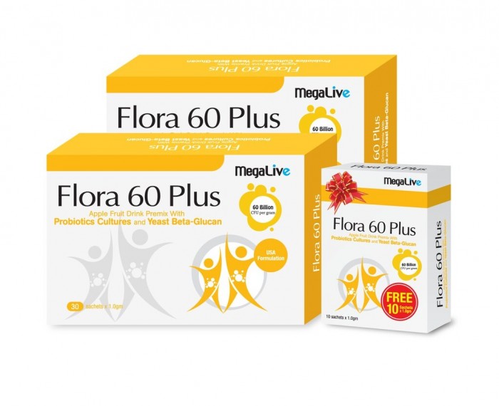 [PROBIOTICS] Megalive Flora 60 Plus (2 X 30’s + 10’s)