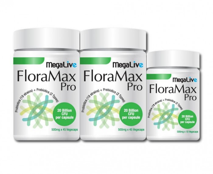 MEGALIVE Floramax Pro (45's x2 +15's) -Supplement , Well Being , Healthy Supplement