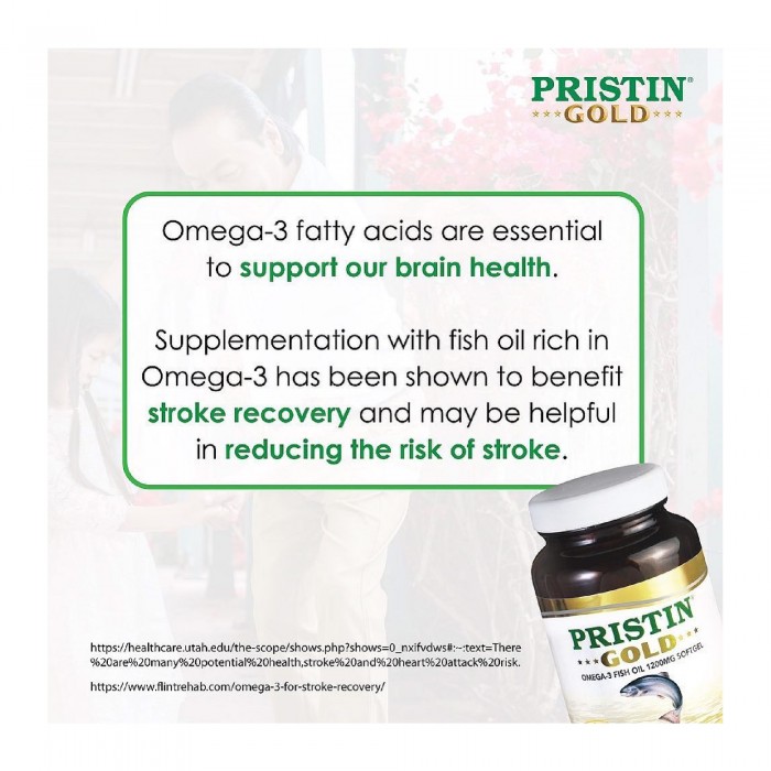THC Pristin Gold Omega 3 Fish Oil 1200mg 90's X 2 + 30's for Heart Supplement  with Fish Oil, Omega 3, 鱼油