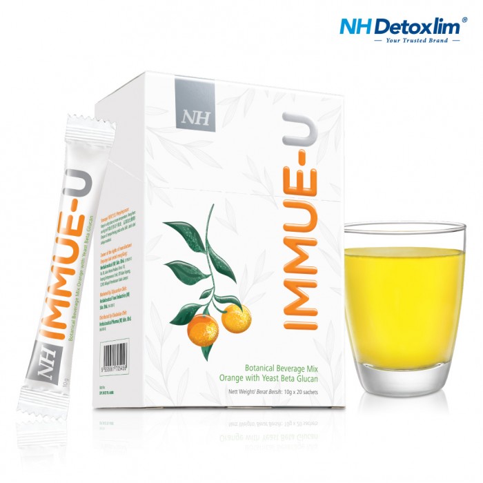 NH IMMUE-U Botanical Beverage Mix Orange With Prebiotic 10g x 20's