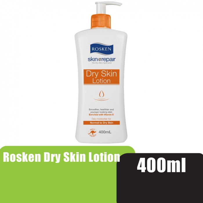 ROSKEN Dry & Sensitive Skin Body & hand Lotion 400ml losyen kulit kering badan & tangan 皮膚 敏感 止癢身体乳