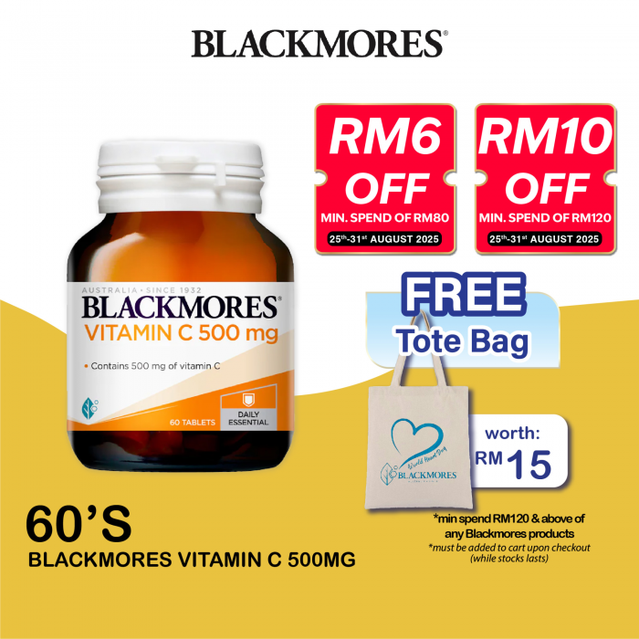 Blackmores Vitamin C 500 60's (New)