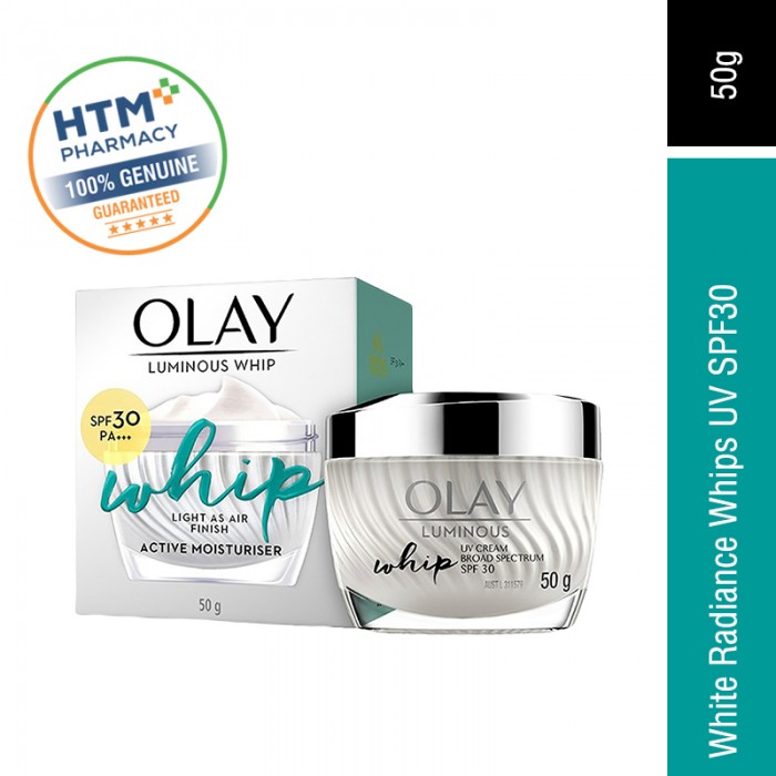 Olay White Radiance Whips UV SPF30 50G