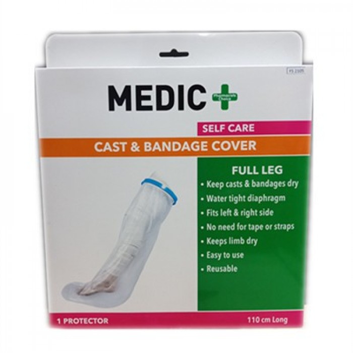 MEDIC CAST & BANDAGE COVER 110CM FULL LEG