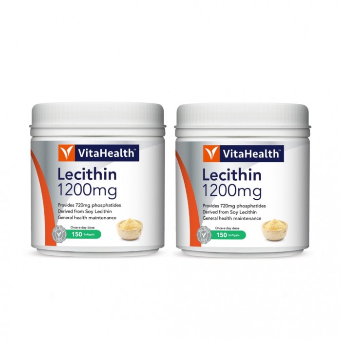 Vitahealth Lecithin 1200MG 150'S X 2 (New)