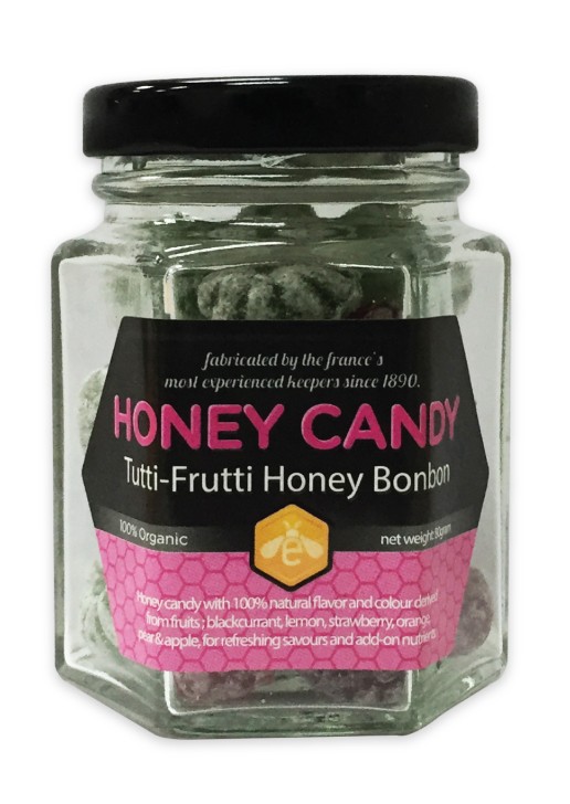 [CLEARANCE] Earth Living Earth Honey Candy 80g - Tutti Frutti Honey Bonbon (EXP: 8/2025)