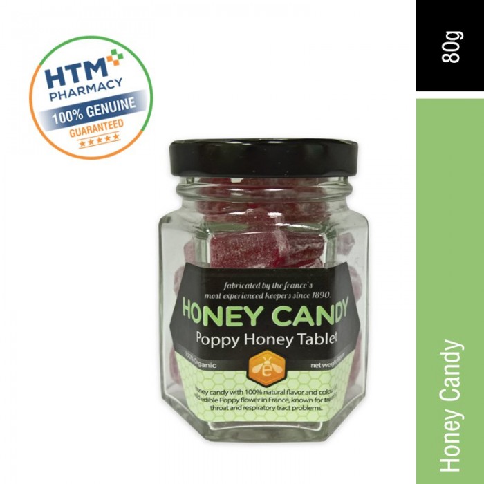 Earth Living Earth Honey Candy 80g - Poppy Honey Tablet