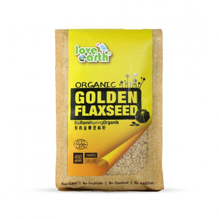 Love Earth Organic Golden Flaxseed 400g