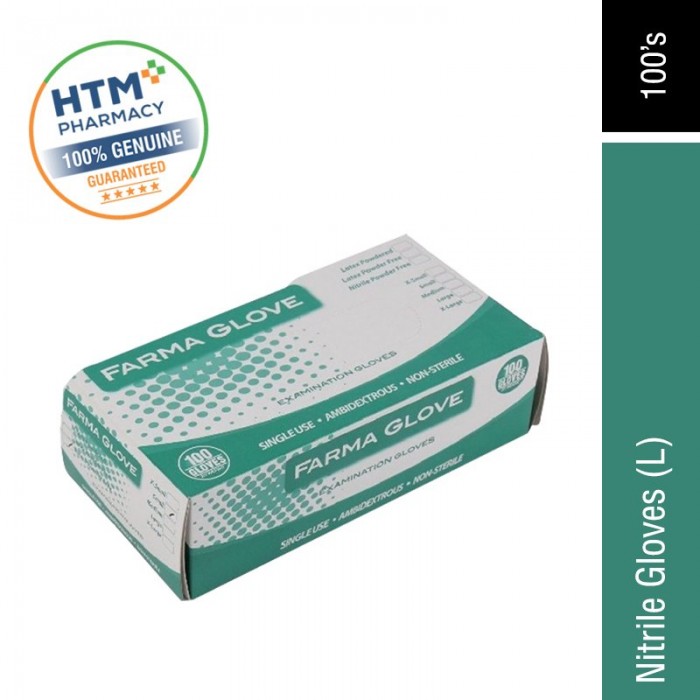 Nitrile Gloves (L) 100's