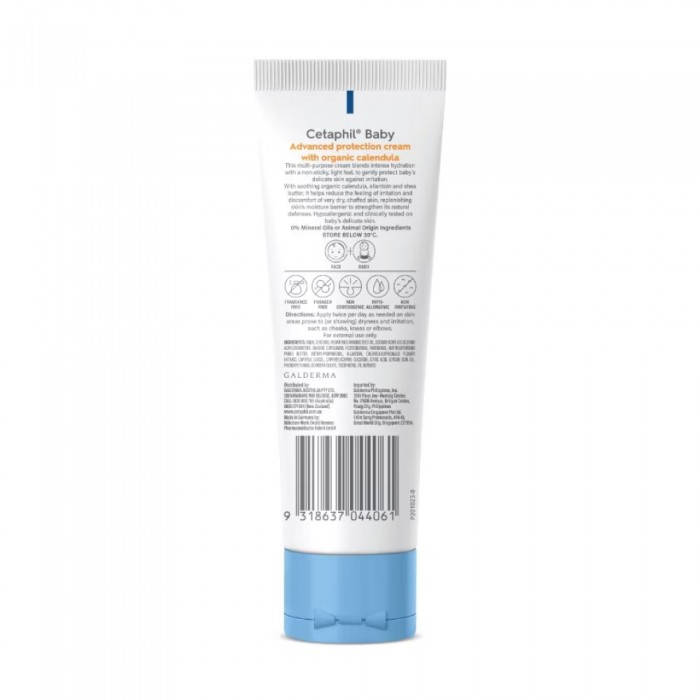 CETAPHIL Baby Advance Protection Cream 85g Baby Cream with Organic Calendula, Cream Baby