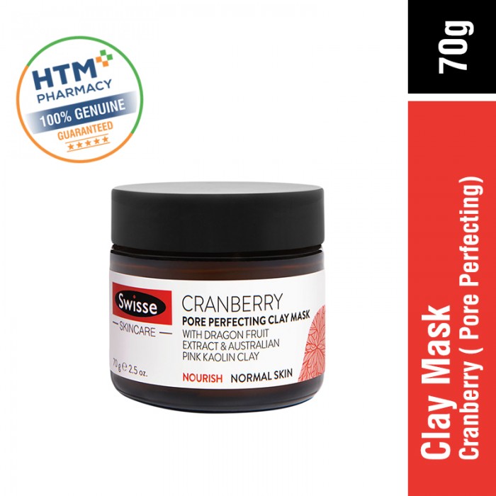 Swisse Cranberry Pore Perfecting Clay Mask 70g