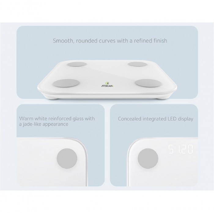 FITSCAN 365 Body Analysis Scale Weight Body / Weight Scale Body Fat Model:CF370BT (As good as Rossmax & Omron )