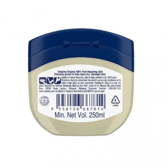 Vaseline Original 100% Pure Repairing Jelly 100g