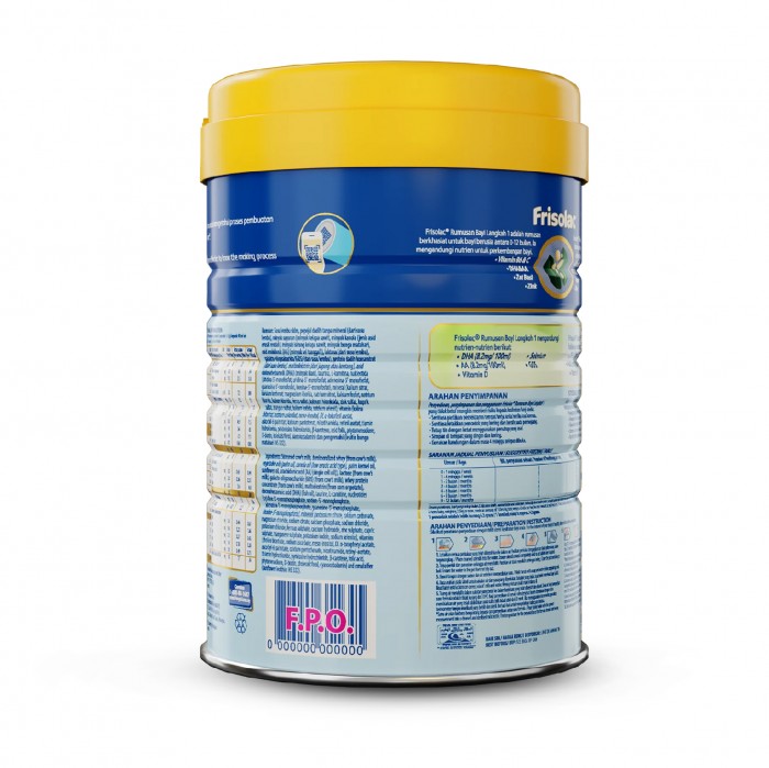 FRISOLAC Gos & Dha Step 1 (0-12 Bulan) Milk Powder 900g - Susu Tepung Infant / Baby Milk Formula 奶粉