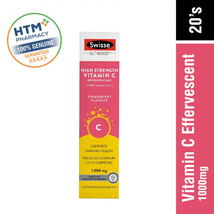 Swisse UltiBoost Vitamin C Effervescent 20's