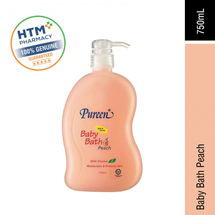 Pureen Baby Bath Peach 750ml