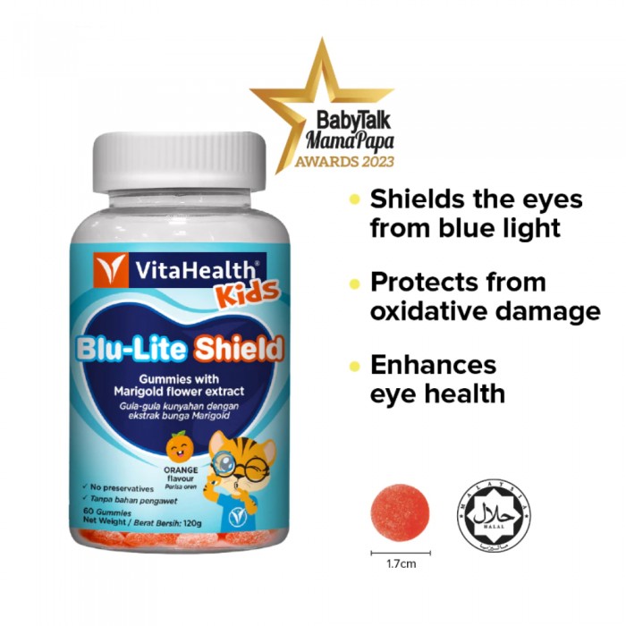 VITAHEALTH Kids Blu-Lite Shield 60's Eye Supplement For Kids, Lutein Eye Supplement