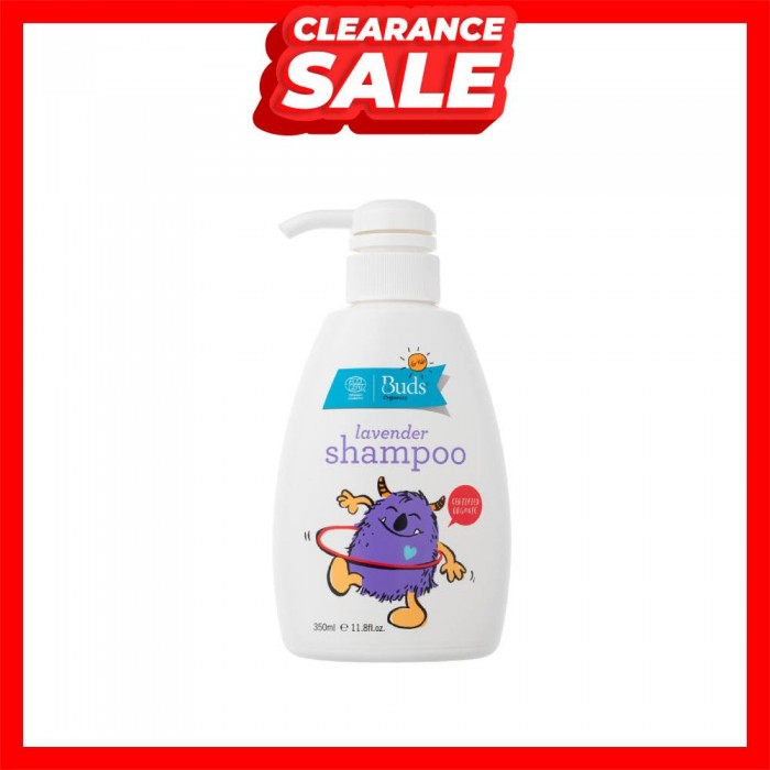 [CLEARANCE] Buds Organics Plant based Lavender Shampoo 350ml with aloe vera (EXP: 11/25)
