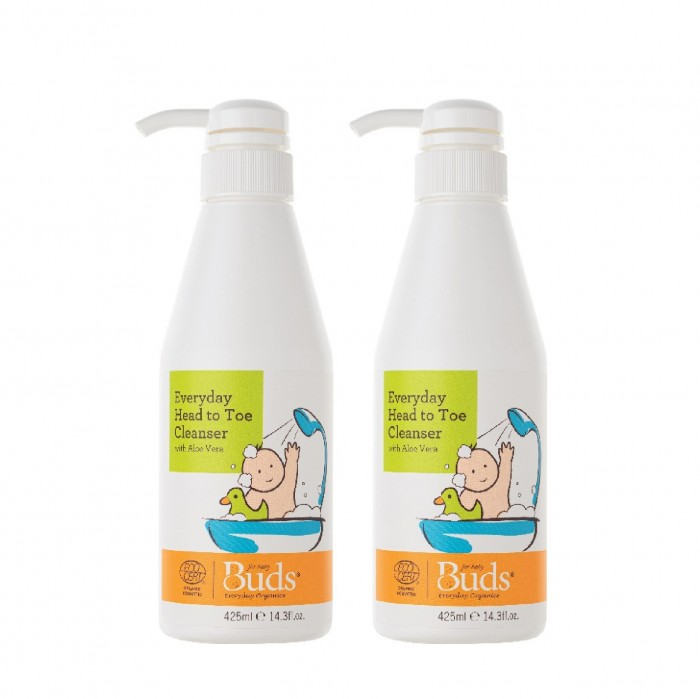 Buds Everyday Gentle Amino Acid Head to Toe Cleanser 425ml with aloe vera (suitable for sensitive skin)