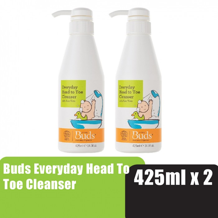 Buds Everyday Gentle Amino Acid Head to Toe Cleanser 425ml with aloe vera (suitable for sensitive skin)