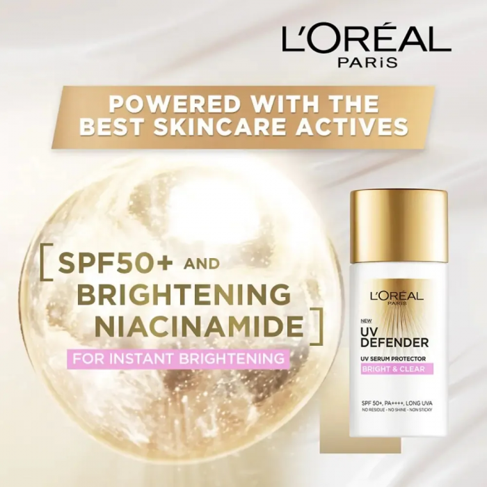 Loreal UV Defender 50ml - Bright & Clear