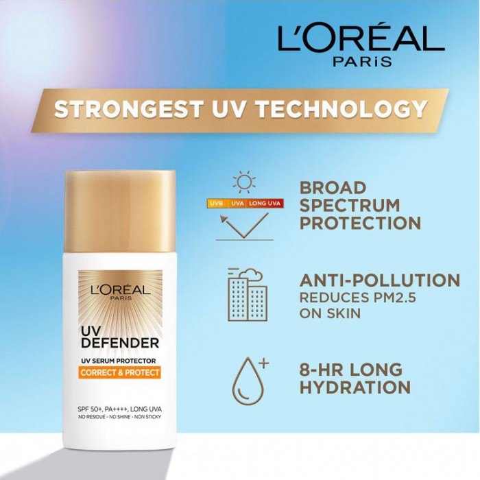 Loreal UV Defender 50ml - Correct & Protect