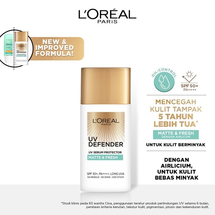 Loreal UV Defender 50ml - Matte & Fresh