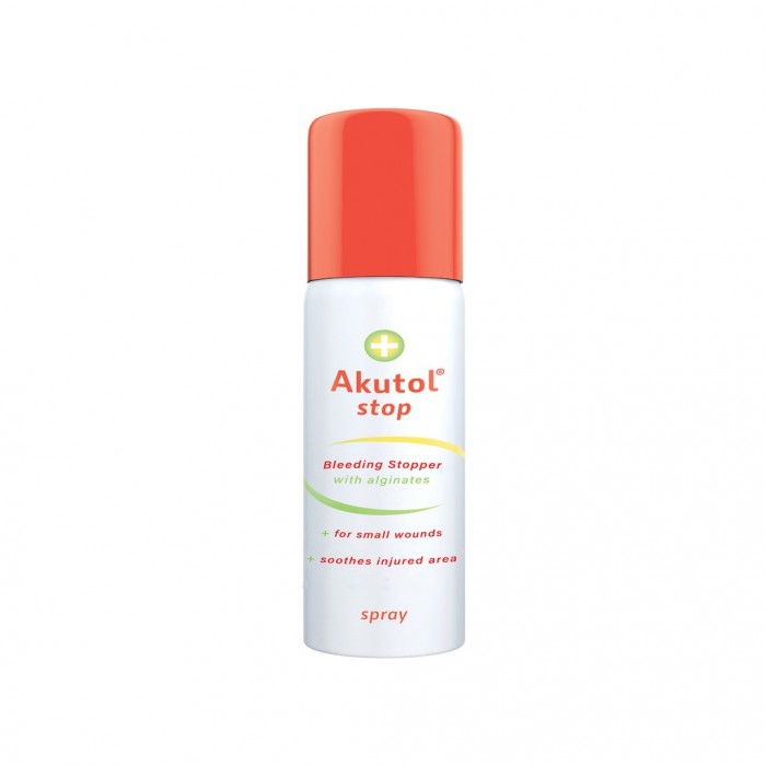 Akutol Stop Bleeding Stopper With Alginate Spray 60ml