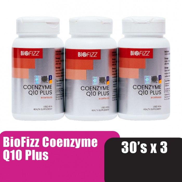 BIOFIZZ Coenzyme Q10 Plus 30'S X 3