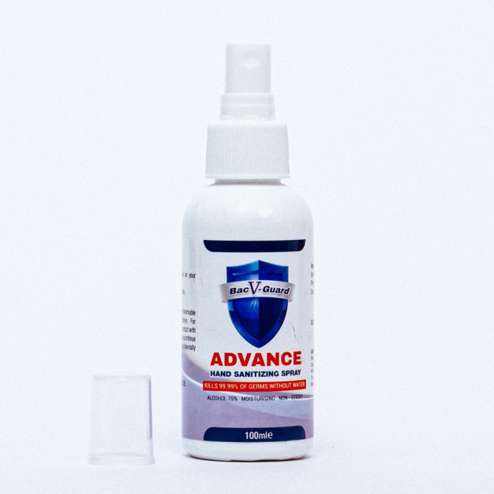 Bacv-guard Advance Hand Sanitizer Liquid 100ml Alcohol sanitizer spray 消毒喷雾