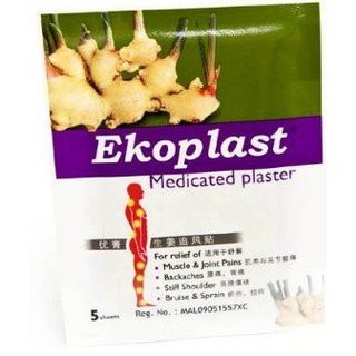 EKOPLAST MEDICATED PLASTER 5'S