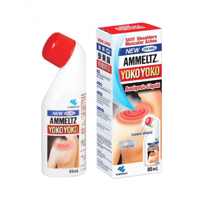 AMMELTZ YokoYoko Muscle Pain Relief 80ml (Less Smell) - For Neck and Shoulder Pain / Muscle Pain Relief 安美露