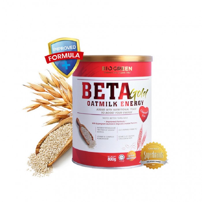 BIOGREEN BETA Gold Oatmilk Energy 800g