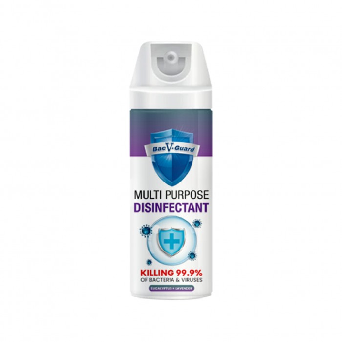 Bacv-guard Disinfectant Spray Disinfectant Liquid 450ml- Eucalyptus + Lavender ( Multipurpose Spray & Surface Sanitizer)