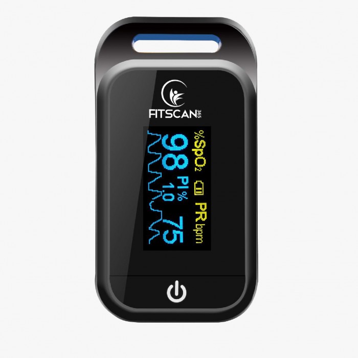 FITSCAN Digital Fingertip Pulse Oximeter - Super Fast & Accurate Heart Rate Monitor Model:A350 spo2