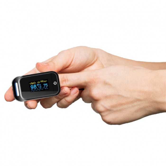 FITSCAN Digital Fingertip Pulse Oximeter - Super Fast & Accurate Heart Rate Monitor Model:A350 spo2