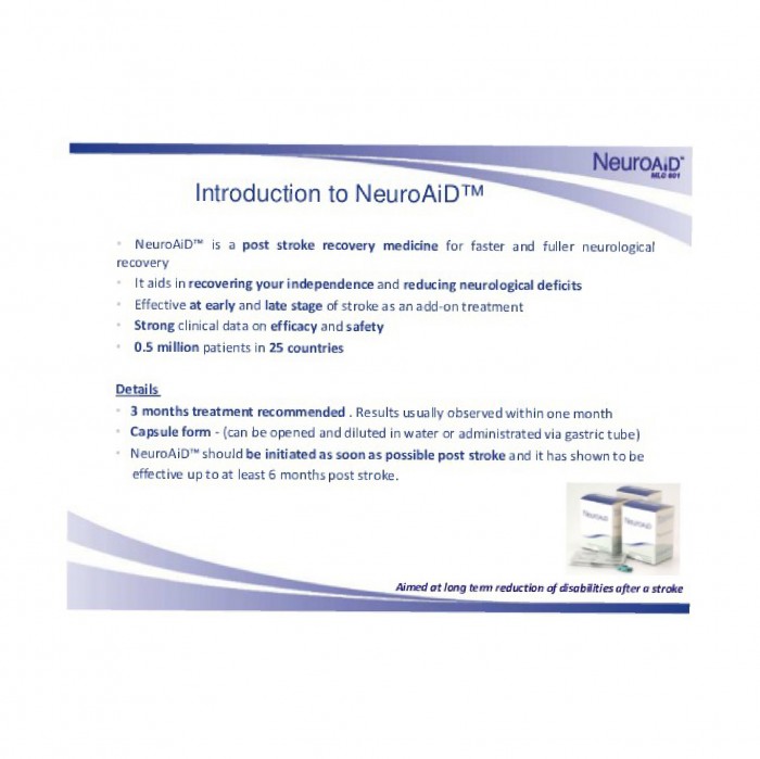 NEUROAID II MLC 901 Capsules 180's - For General Health Maintenance & Strengthening Body