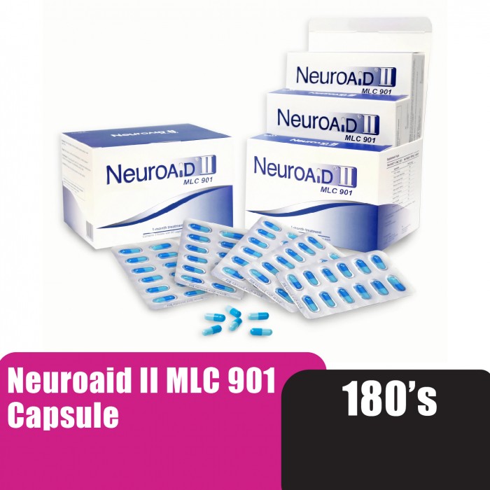 NEUROAID II MLC 901 Capsules 180's - For General Health Maintenance & Strengthening Body