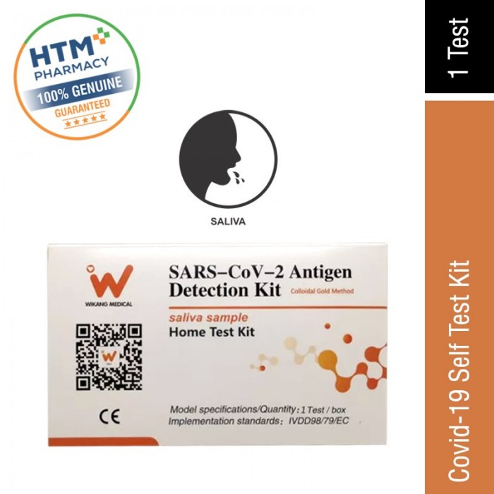 Wikang Medical Covid-19 Saliva Antigen Rapid Test Kit [MDA approved]